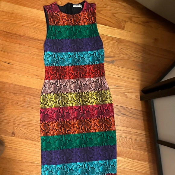 Alice + Olivia Delora Snake Print Stripe Sheath
Dress Size 10 - Picture 3 of 4